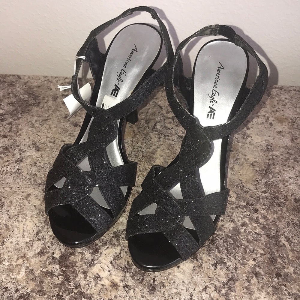 American Eagle Glitter Heels
